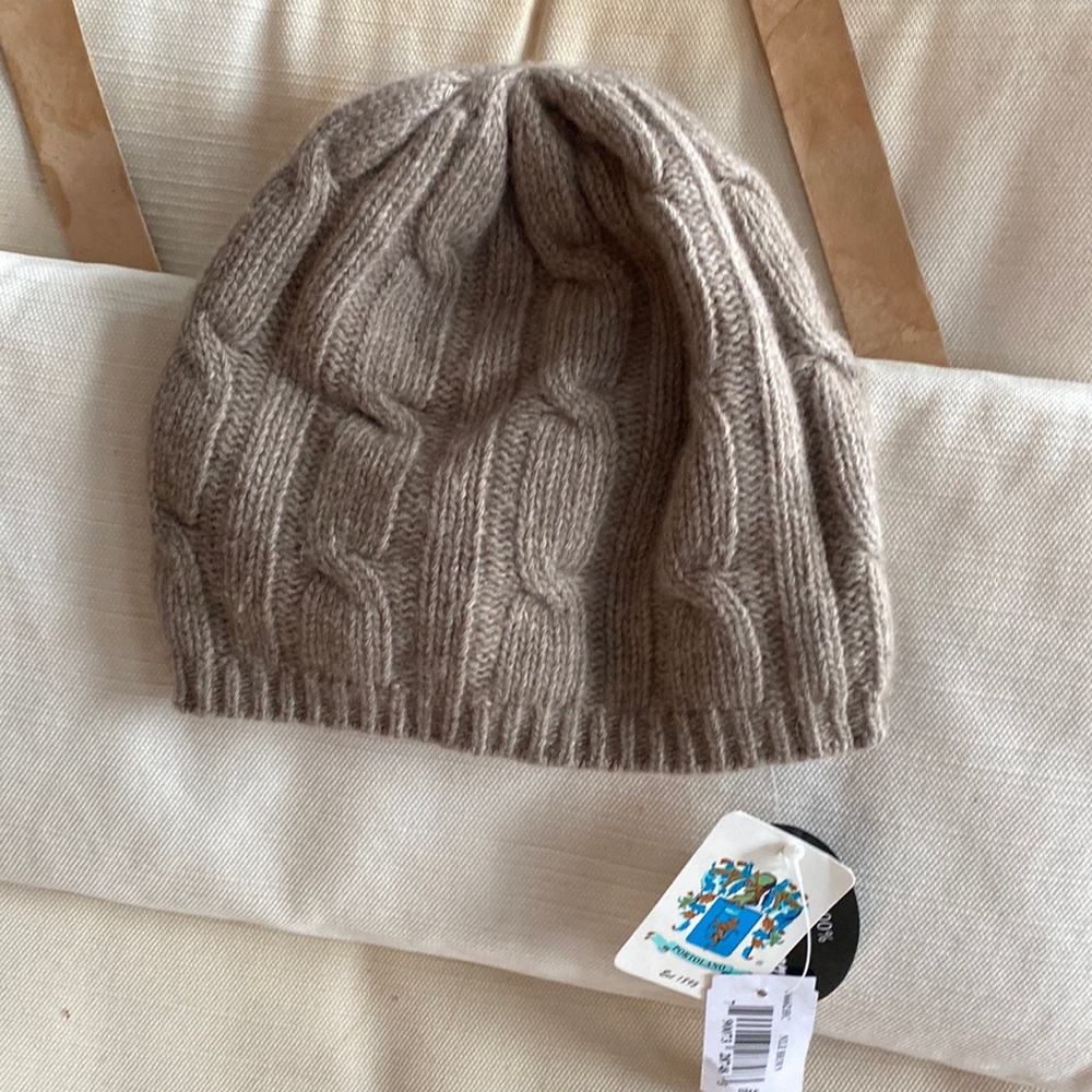 100 percent cashmere beanie portalano